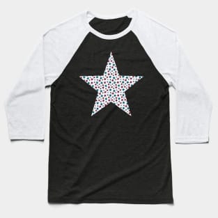 Colorful star Baseball T-Shirt